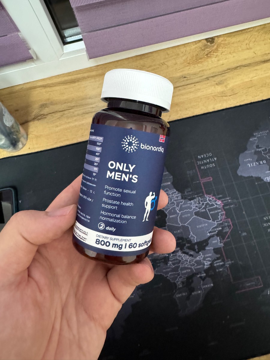 Фото покупателя №214 из 394: Комплекс витамины для мужчин Only Men's / 1020 mg / 60 капсул, отзыв на 5 из 5, Ozon, 24 июля 2024