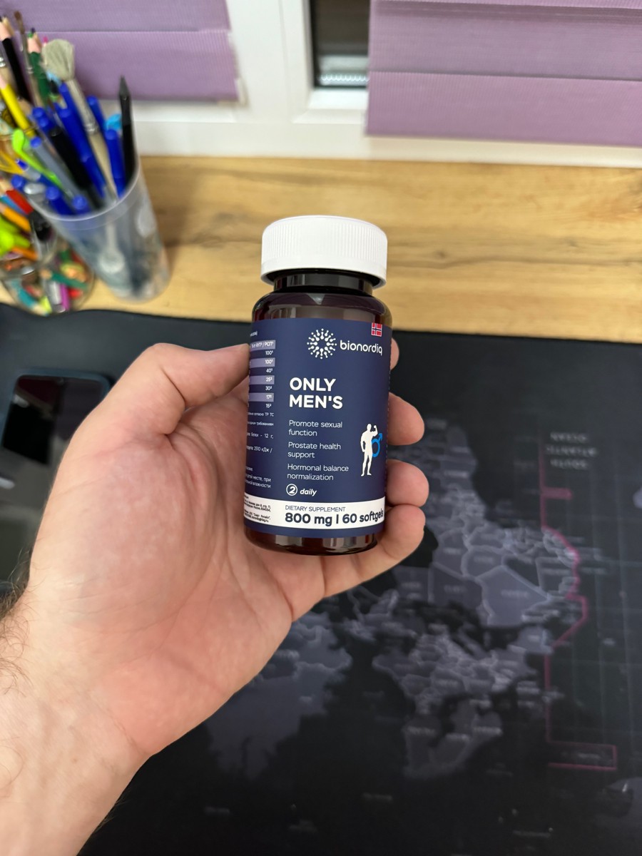 Фото покупателя №215 из 394: Комплекс витамины для мужчин Only Men's / 1020 mg / 60 капсул, отзыв на 5 из 5, Ozon, 24 июля 2024