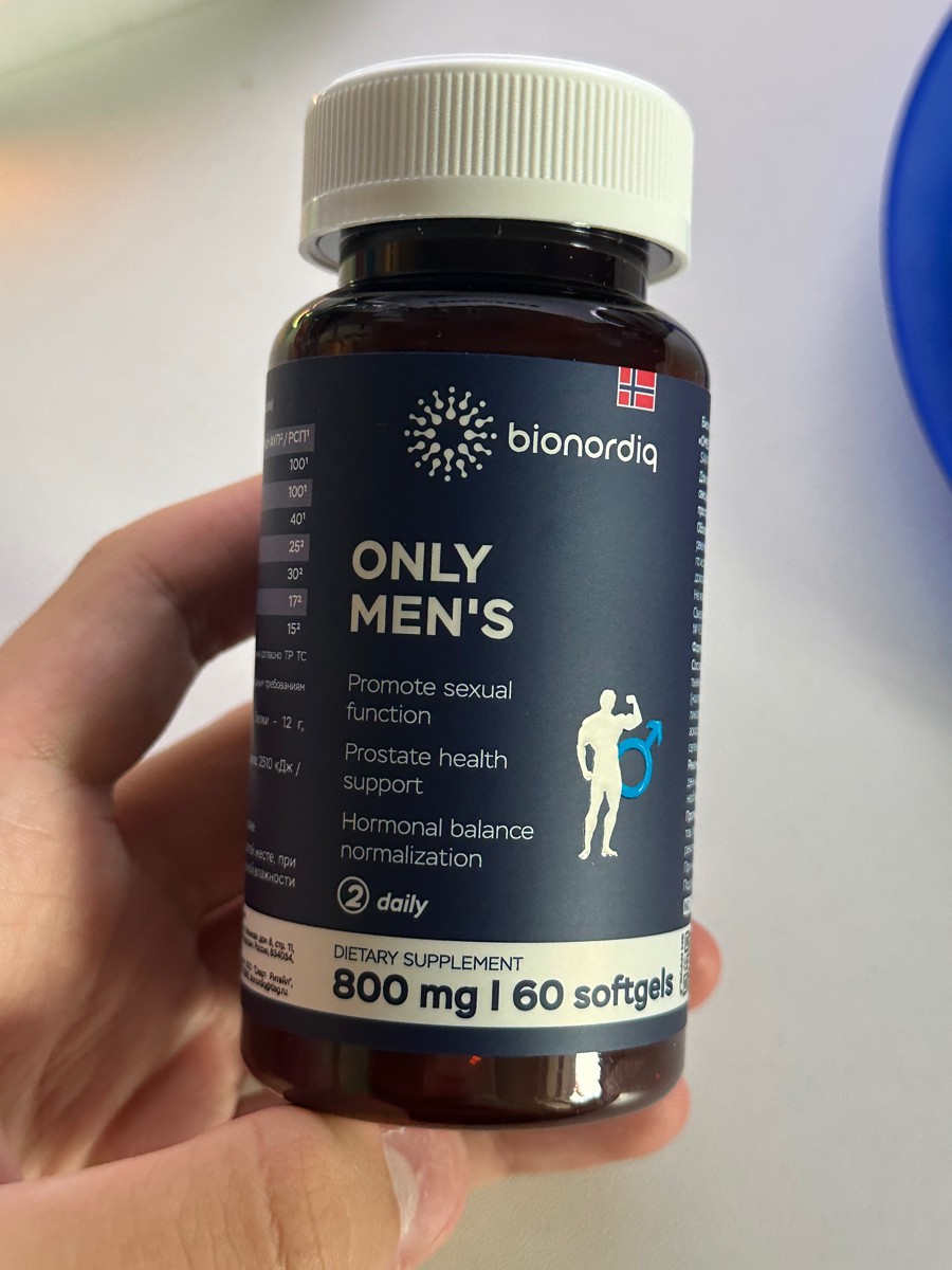 Фото покупателя №209 из 394: Комплекс витамины для мужчин Only Men's / 1020 mg / 60 капсул, отзыв на 5 из 5, Ozon, 25 июля 2024