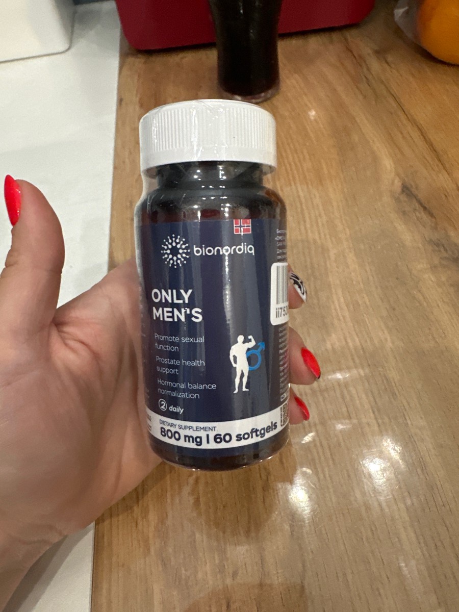 Фото покупателя №200 из 394: Комплекс витамины для мужчин Only Men's / 1020 mg / 60 капсул, отзыв на 5 из 5, Ozon, 25 июля 2024