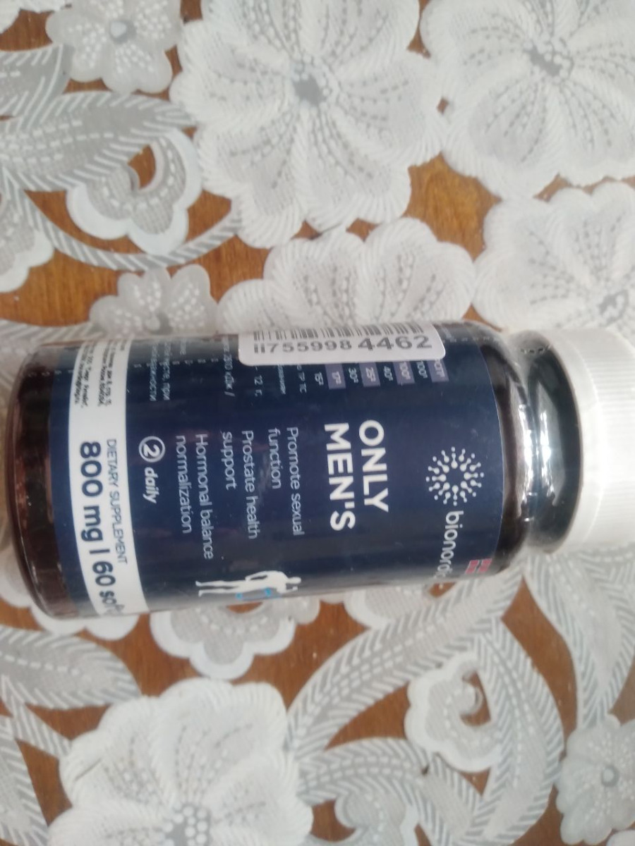 Фото покупателя №178 из 394: Комплекс витамины для мужчин Only Men's / 1020 mg / 60 капсул, отзыв на 5 из 5, Ozon, 27 июля 2024