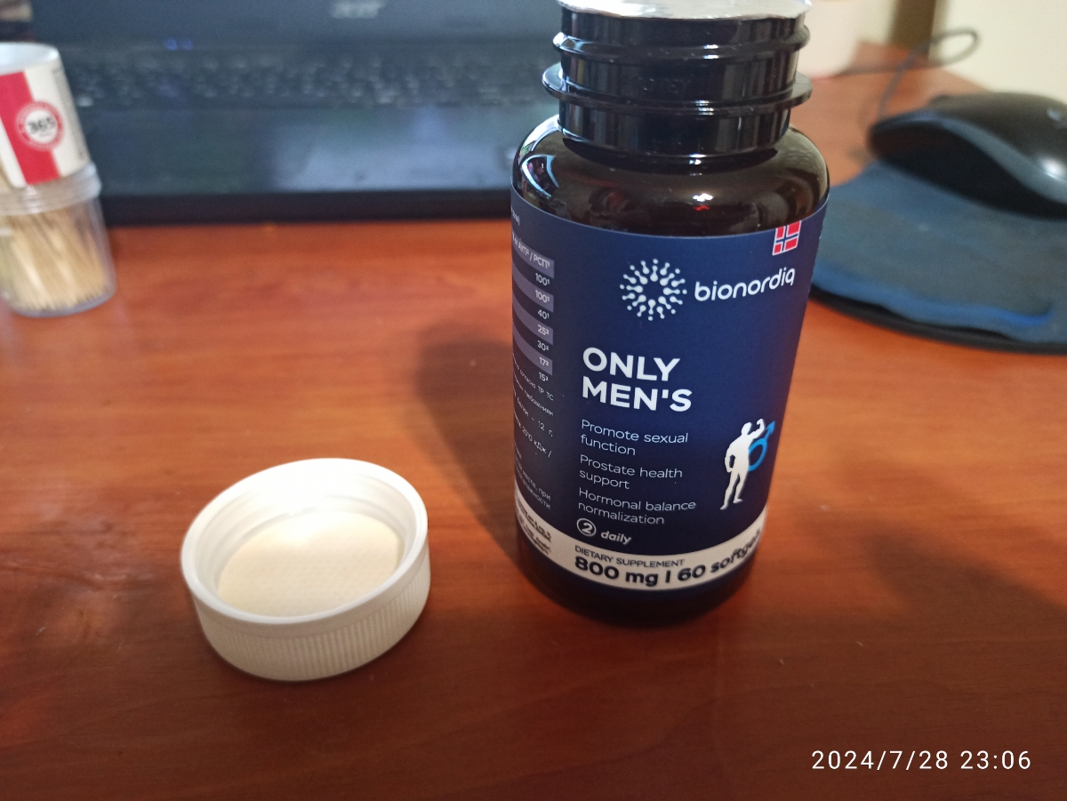 Фото покупателя №149 из 394: Комплекс витамины для мужчин Only Men's / 1020 mg / 60 капсул, отзыв на 5 из 5, Ozon, 29 июля 2024