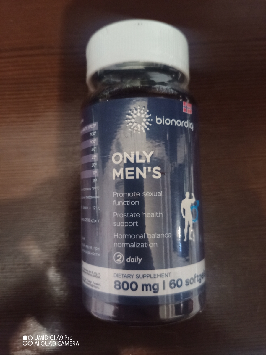 Фото покупателя №137 из 394: Комплекс витамины для мужчин Only Men's / 1020 mg / 60 капсул, отзыв на 5 из 5, Ozon, 29 июля 2024