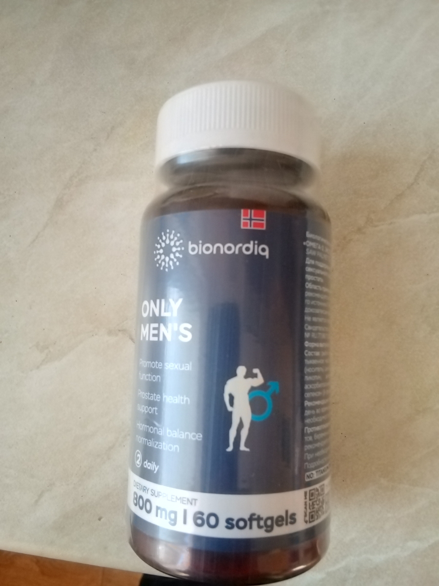 Фото покупателя №131 из 394: Комплекс витамины для мужчин Only Men's / 1020 mg / 60 капсул, отзыв на 5 из 5, Ozon, 31 июля 2024