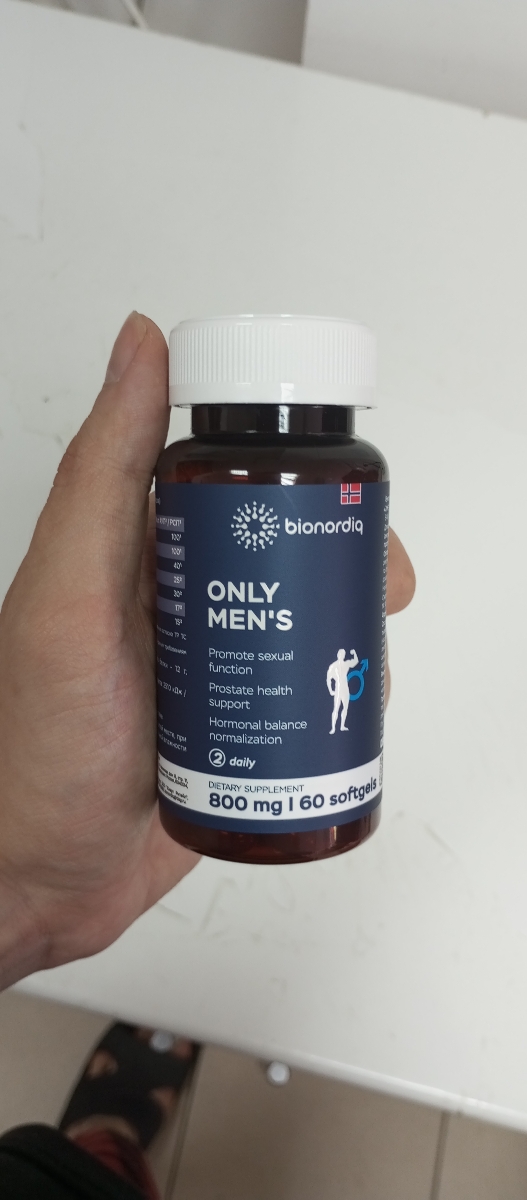 Фото покупателя №116 из 394: Комплекс витамины для мужчин Only Men's / 1020 mg / 60 капсул, отзыв на 5 из 5, Ozon, 4 августа 2024