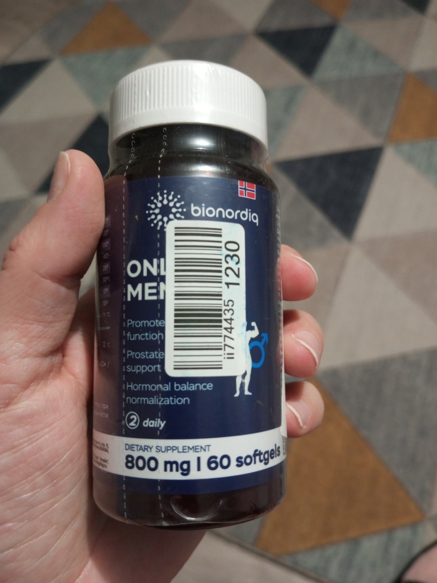 Фото покупателя №97 из 394: Комплекс витамины для мужчин Only Men's / 1020 mg / 60 капсул, отзыв на 5 из 5, Ozon, 5 августа 2024