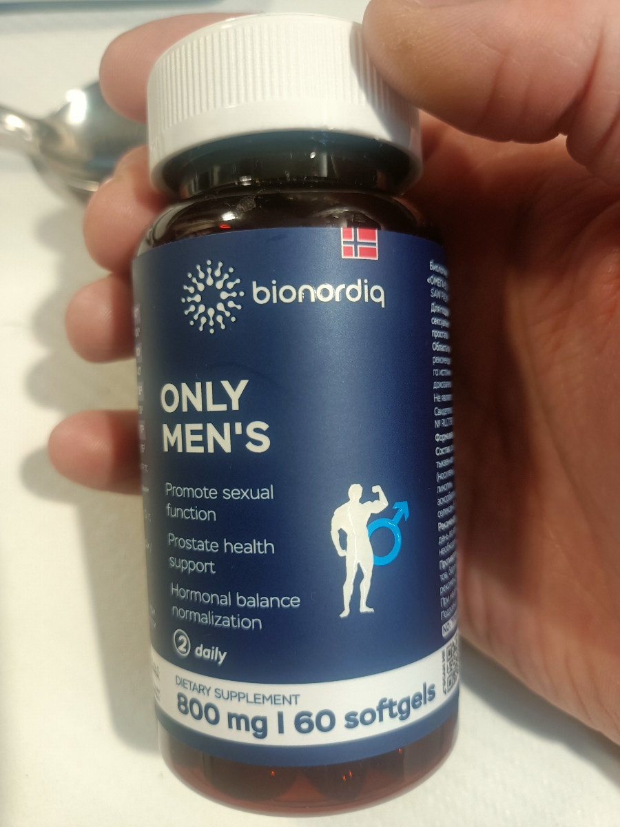 Фото покупателя №91 из 394: Комплекс витамины для мужчин Only Men's / 1020 mg / 60 капсул, отзыв на 5 из 5, Ozon, 6 августа 2024