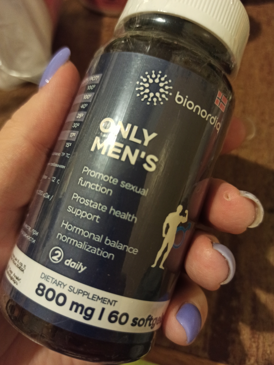 Фото покупателя №68 из 394: Комплекс витамины для мужчин Only Men's / 1020 mg / 60 капсул, отзыв на 5 из 5, Ozon, 10 августа 2024
