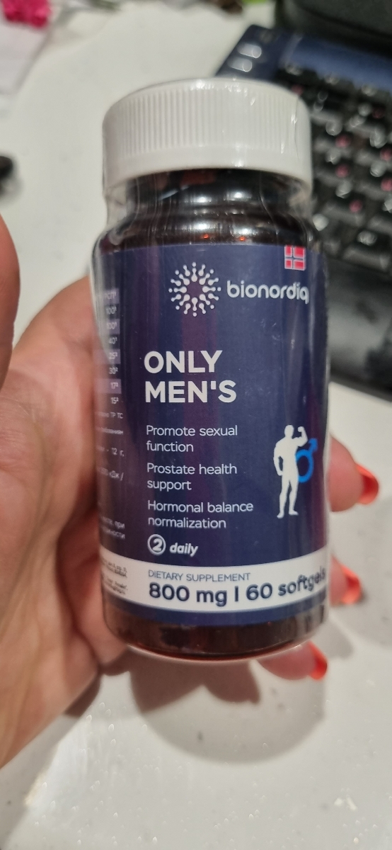 Фото покупателя №51 из 394: Комплекс витамины для мужчин Only Men's / 1020 mg / 60 капсул, отзыв на 5 из 5, Ozon, 17 августа 2024