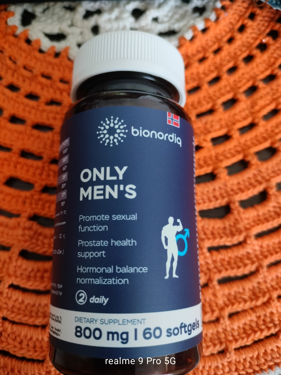 Фото покупателя №28 из 394: Комплекс витамины для мужчин Only Men's / 1020 mg / 60 капсул, отзыв на 5 из 5, Ozon, 10 февраля 2025