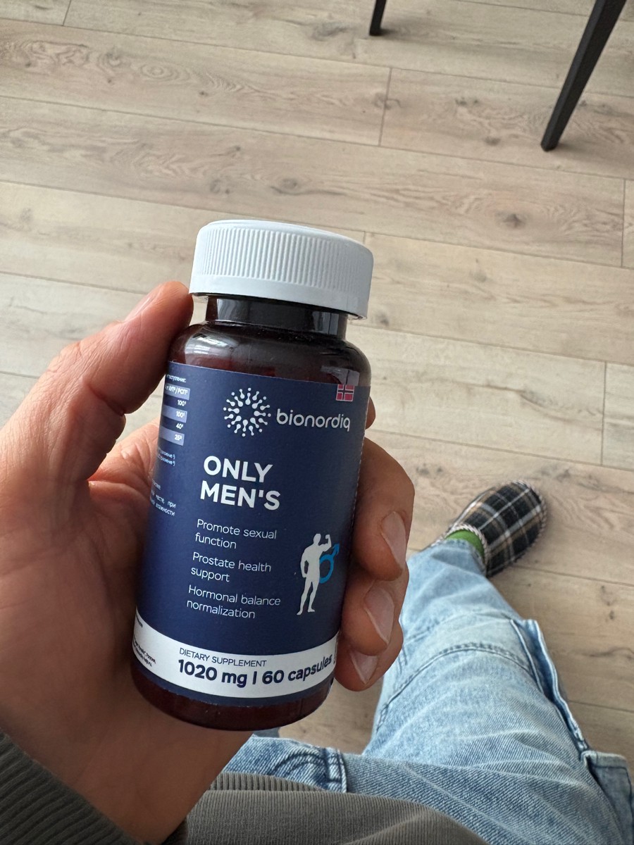 Фото покупателя №12 из 394: Комплекс витамины для мужчин Only Men's / 1020 mg / 60 капсул, отзыв на 5 из 5, Ozon, 22 января 2026