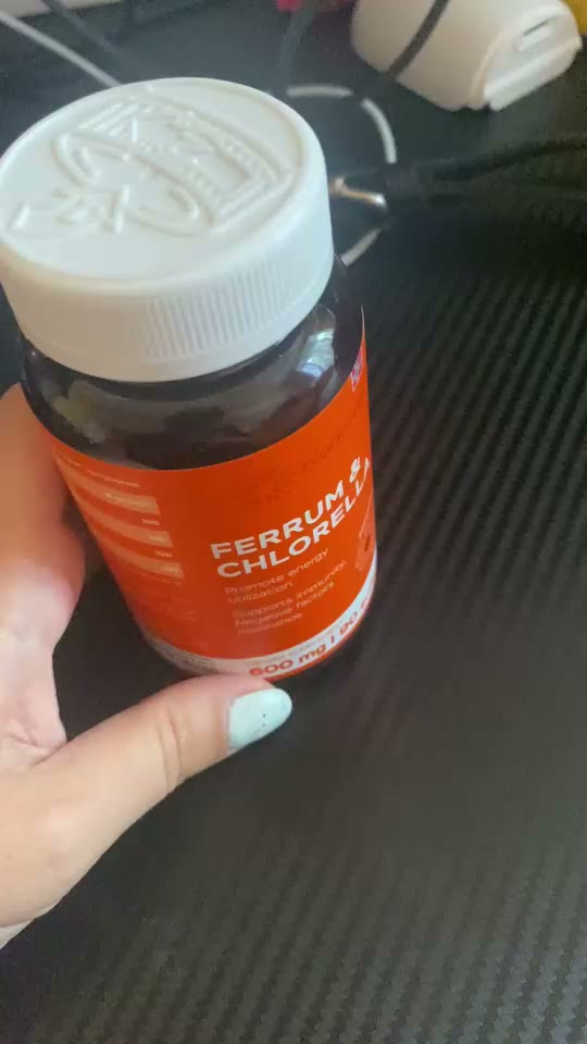 Кадр из видео покупателя №6 из 6: Железо Ferrum Chlorella bionordiq 600 мг 90 капсул, при анемии, для гемоглобина, хлорелла, железо витамины, для женщин, витаминный комплекс, БАД, для иммунитета, для здоровья, для женщин и мужчин, отзыв на 5 из 5, Ozon, 23 июля 2024