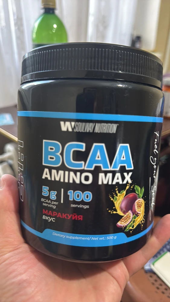 Фото покупателя №1 из 1: BCAA спортивное питание бцаа 500 грамм манго-маракуйя, отзыв на 5 из 5, Wildberries, 24 августа 2025